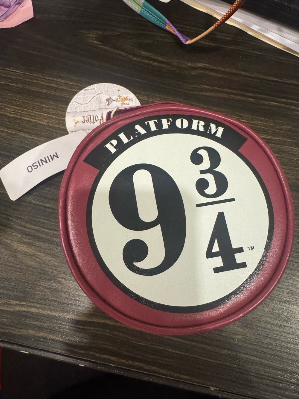 Platform 9 3/4 Burgundy cosmetics bag